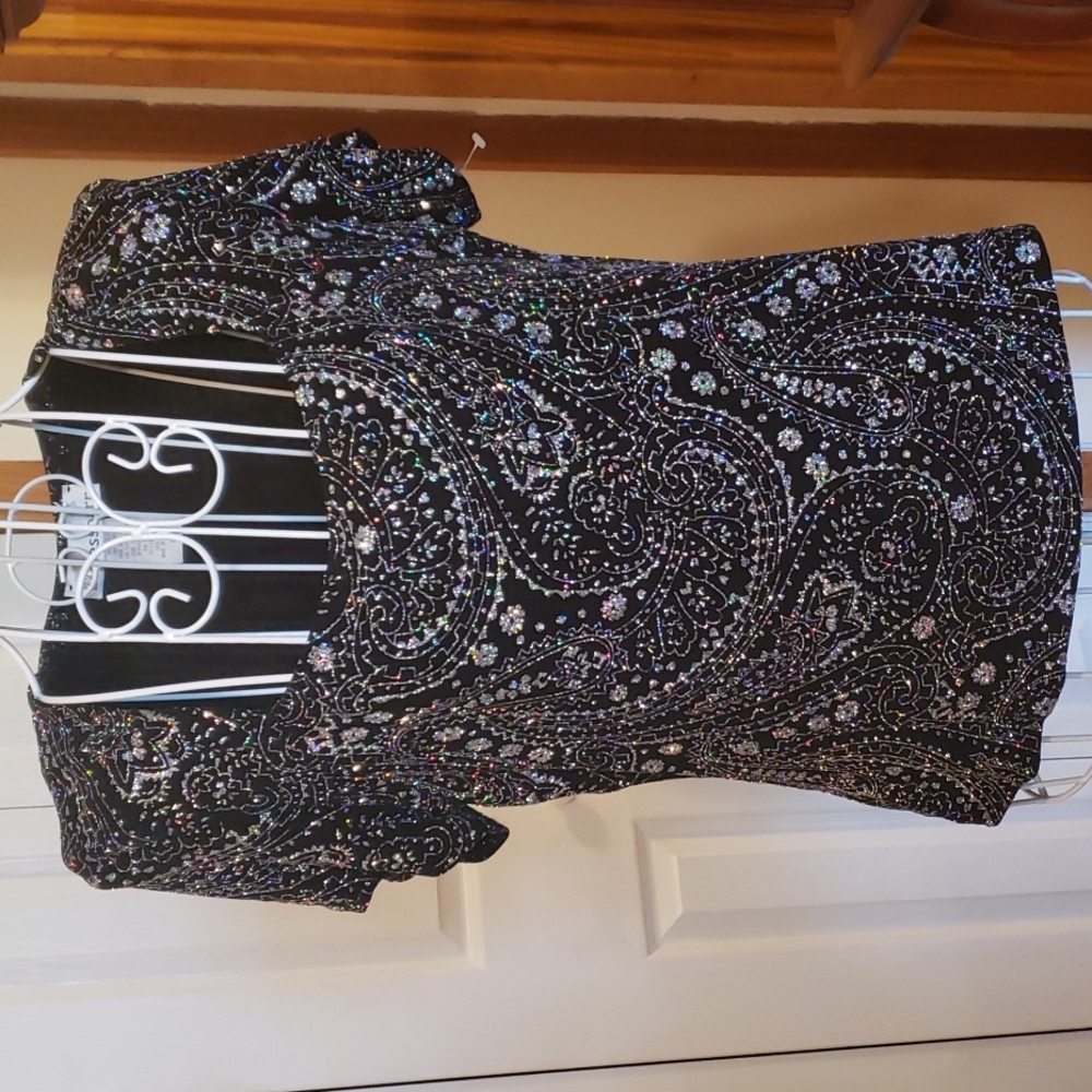 Paisley Glitter Top